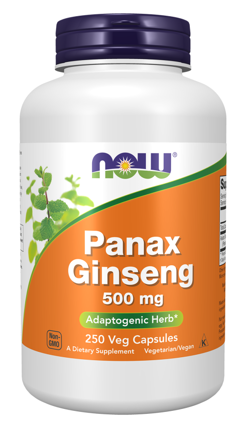 Now Foods Panax Ginseng 500 Mg Veg Capsules