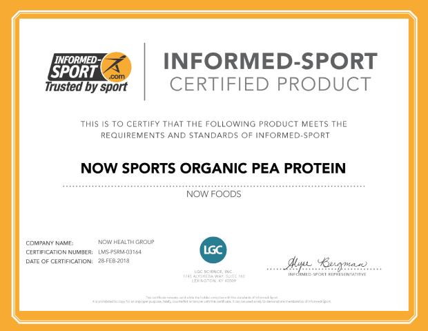 Now Foods Pea Protein Organic Powder