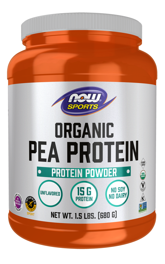 now foods Pea Protein Organic Powder