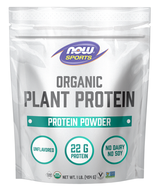 now foods Plant Protein Organic Unflavored Powder