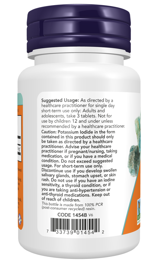 Now Foods Potassium Iodide Tablets