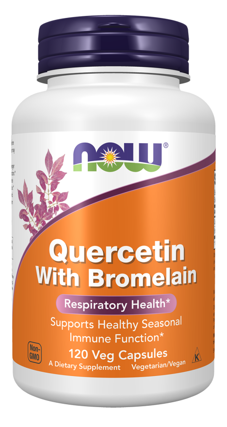 Now Foods Quercetin With Bromelain Veg Capsules