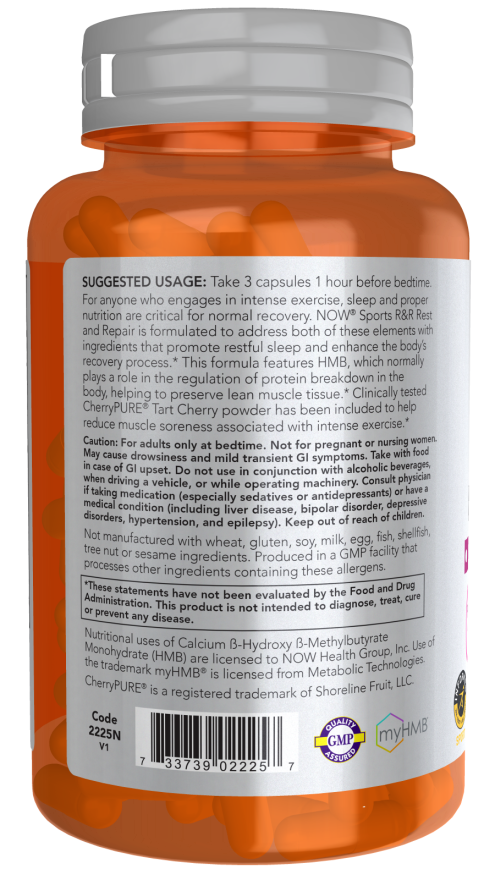 Now Foods R & R Rest And Repair Veg Capsules
