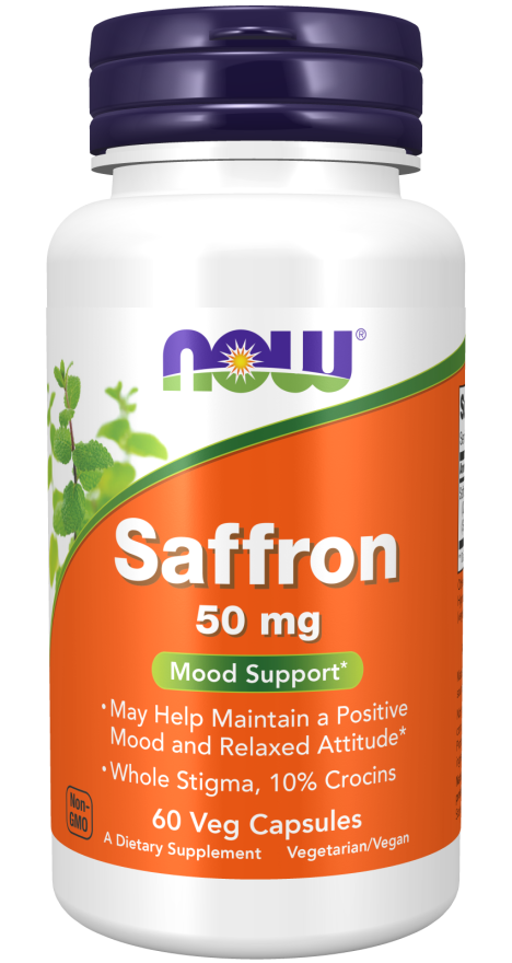 now foods Saffron 50 mg Veg Capsules