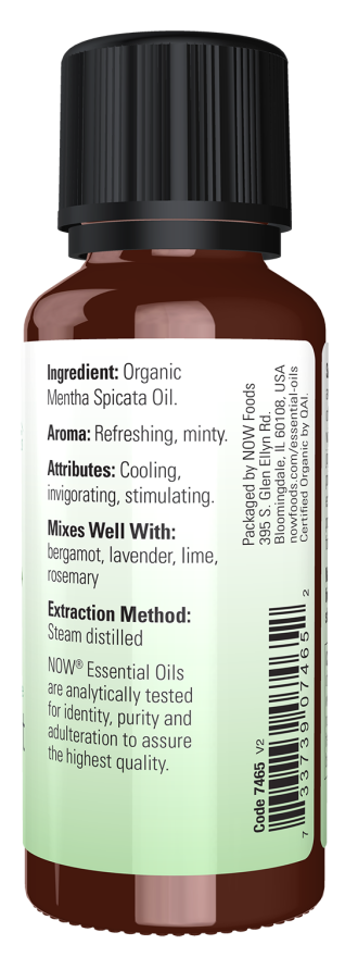 Now Foods Spearmint Oil Organic