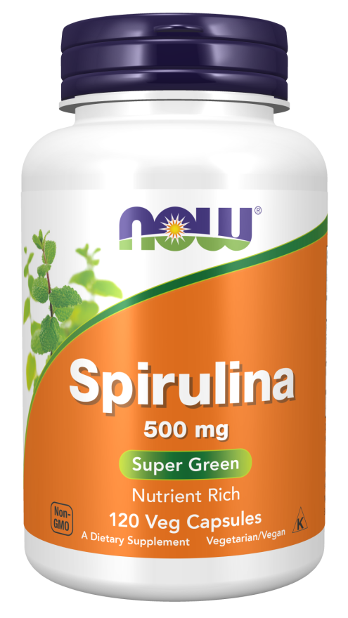 now foods Spirulina 500 mg Veg Capsules