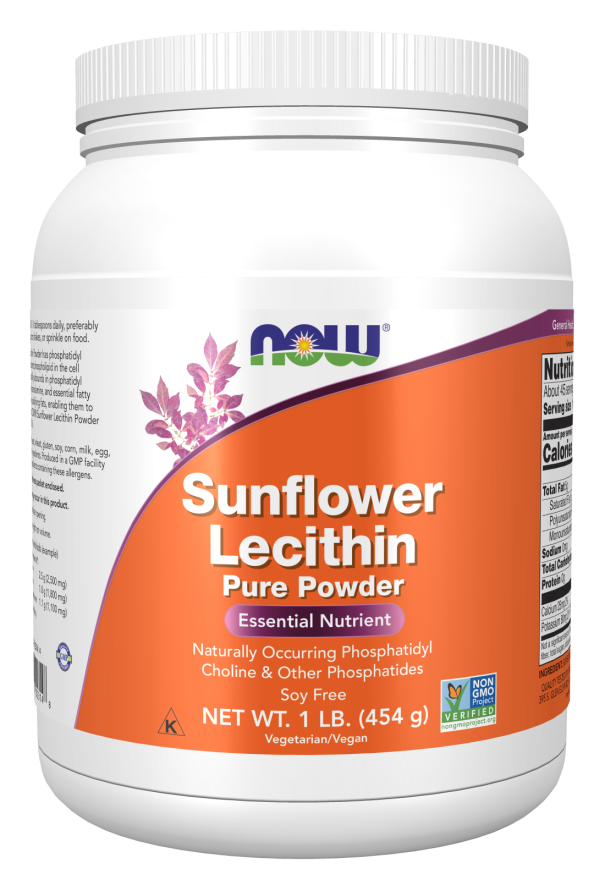 now foods Sunflower Lecithin Pure Powder