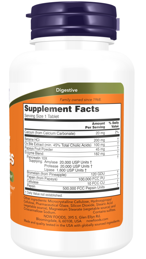 Now Foods Super Enzymes Tablets
