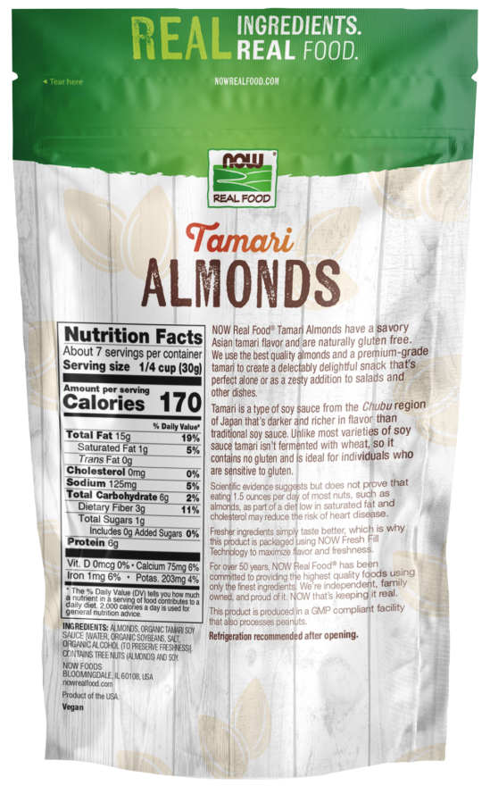 Now Foods Tamari Almonds