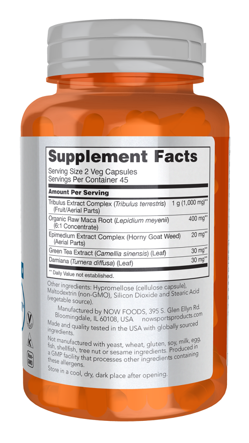 Now Foods Tribulus Extreme Veg Capsules