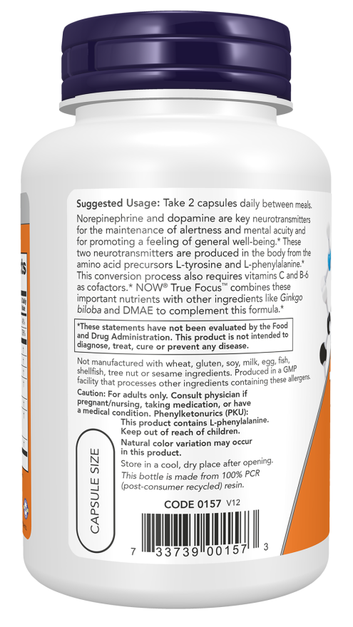 Now Foods True Focus™ Capsules