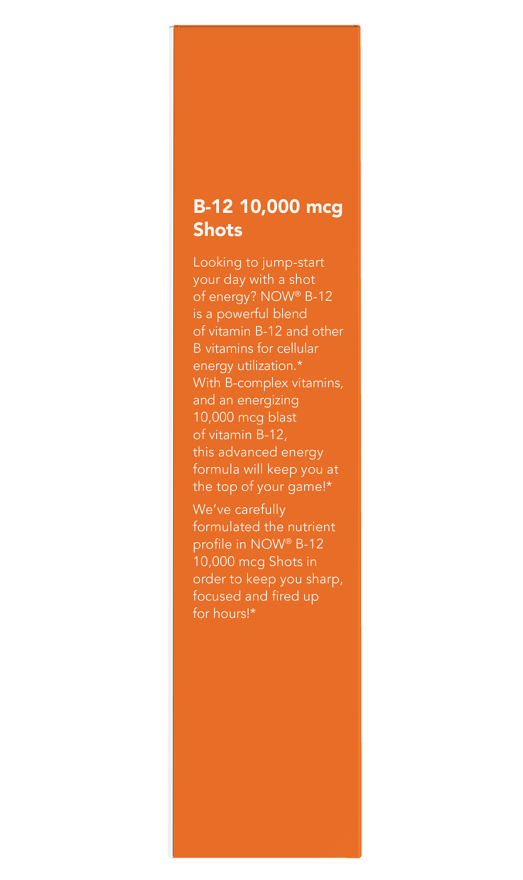 Now Foods Vitamin B-12 10 000 Mcg Shots
