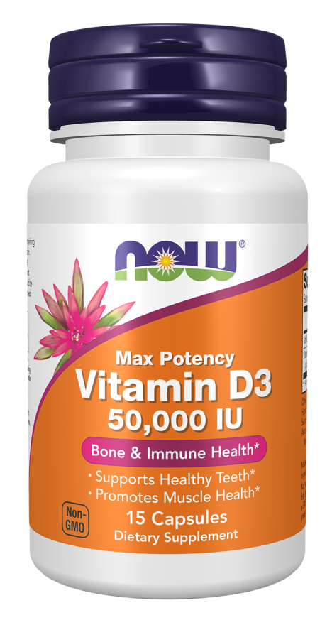 now foods Vitamin D3 50 000 IU Capsules