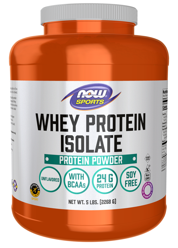 Now Foods Whey Protein Isolate Unflavored Powder