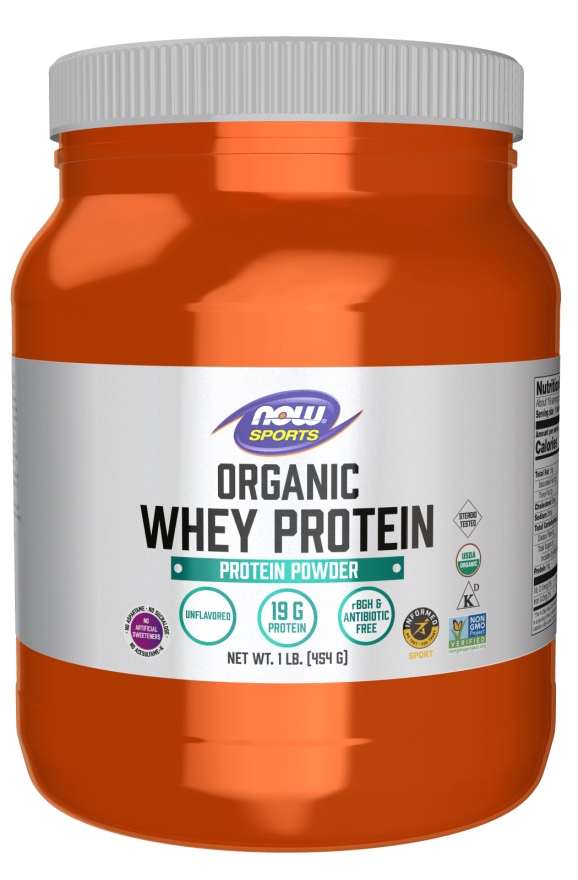 now foods Whey Protein Organic Unflavored Powder