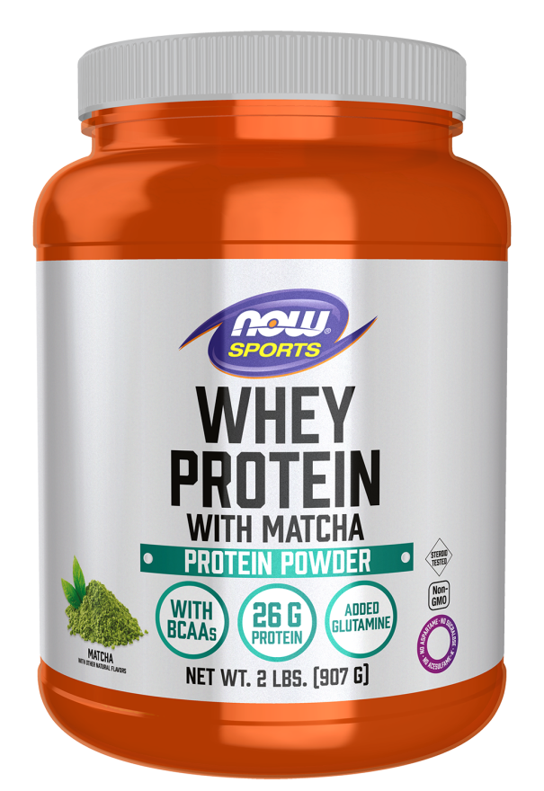 now foods Whey Protein with Matcha Powder