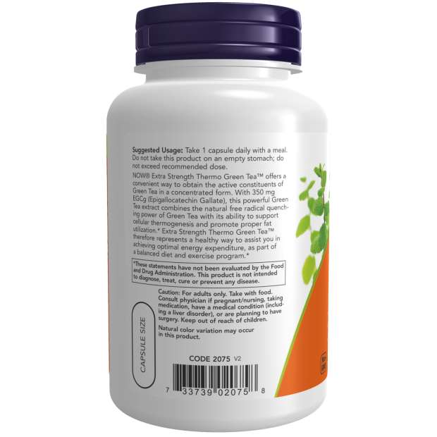 Now Foods Thermo Green Tea™ Extra Strength Veg Capsules