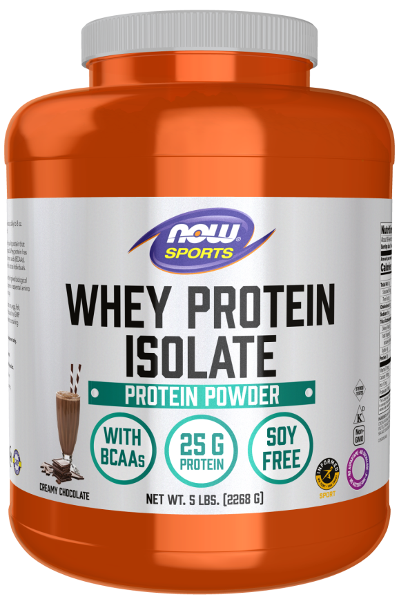 Now Foods Whey Protein Isolate Creamy Chocolate Powder