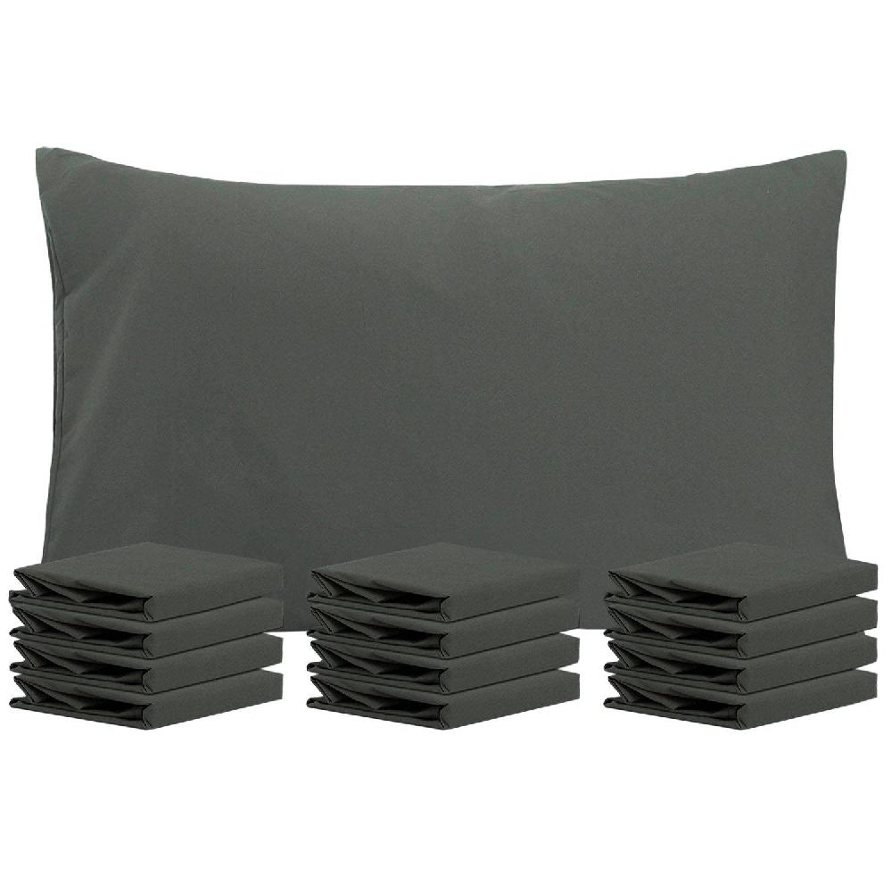 ntbay 12 Pack Microfiber Pillowcases with Envelope Closure|NTBAY®️