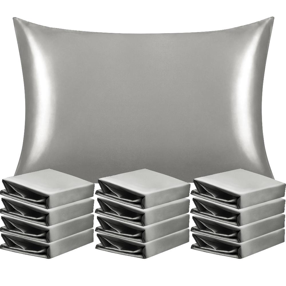 ntbay 12 Pack Satin Pillowcases with Envelope Closure|NTBAY®️