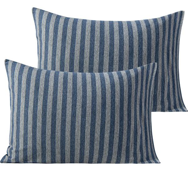 Ntbay 2 Pack Cotton Jersey Knit Stripe Toddler Travel Pillowcases|NTBAY®️