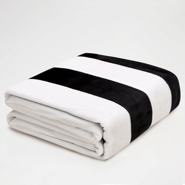 Ntbay Black And White Flannel Throw Blankets|NTBAY®️