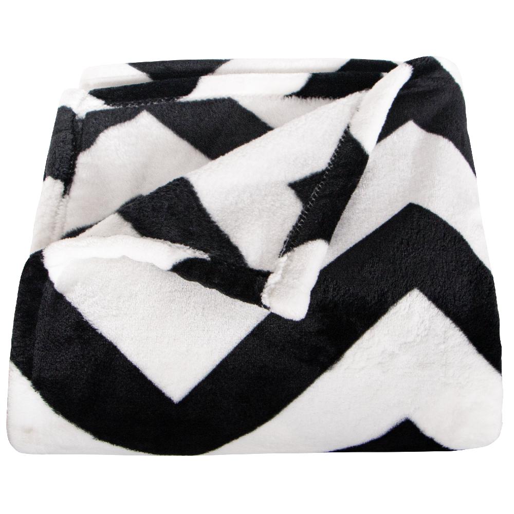 ntbay Black and White Flannel Throw Blankets|NTBAY®️