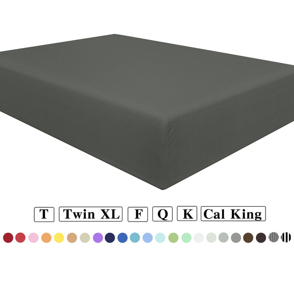 Ntbay Deep Pocket Fitted Sheet - Soft Microfiber Wrinkle-Free Hotel Quality|NTBAY®️