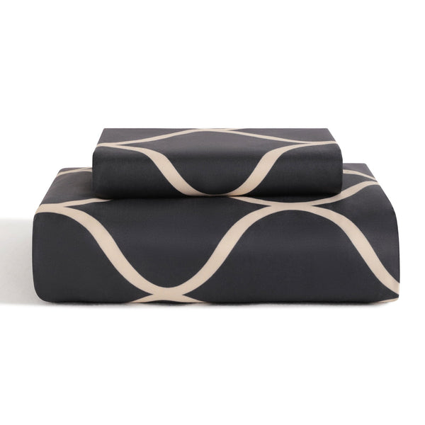 Ntbay NTBAY 2/3 Pieces Curve Pattern Microfiber Duvet Cover Set