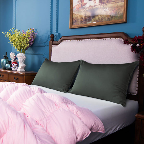 Ntbay NTBAY 2 Pack Cotton Pillowcases With Envelope Closure