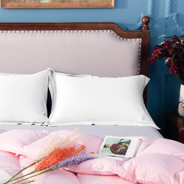 Ntbay NTBAY 2 Pack Satin Pillow Shams With Envelope Closure