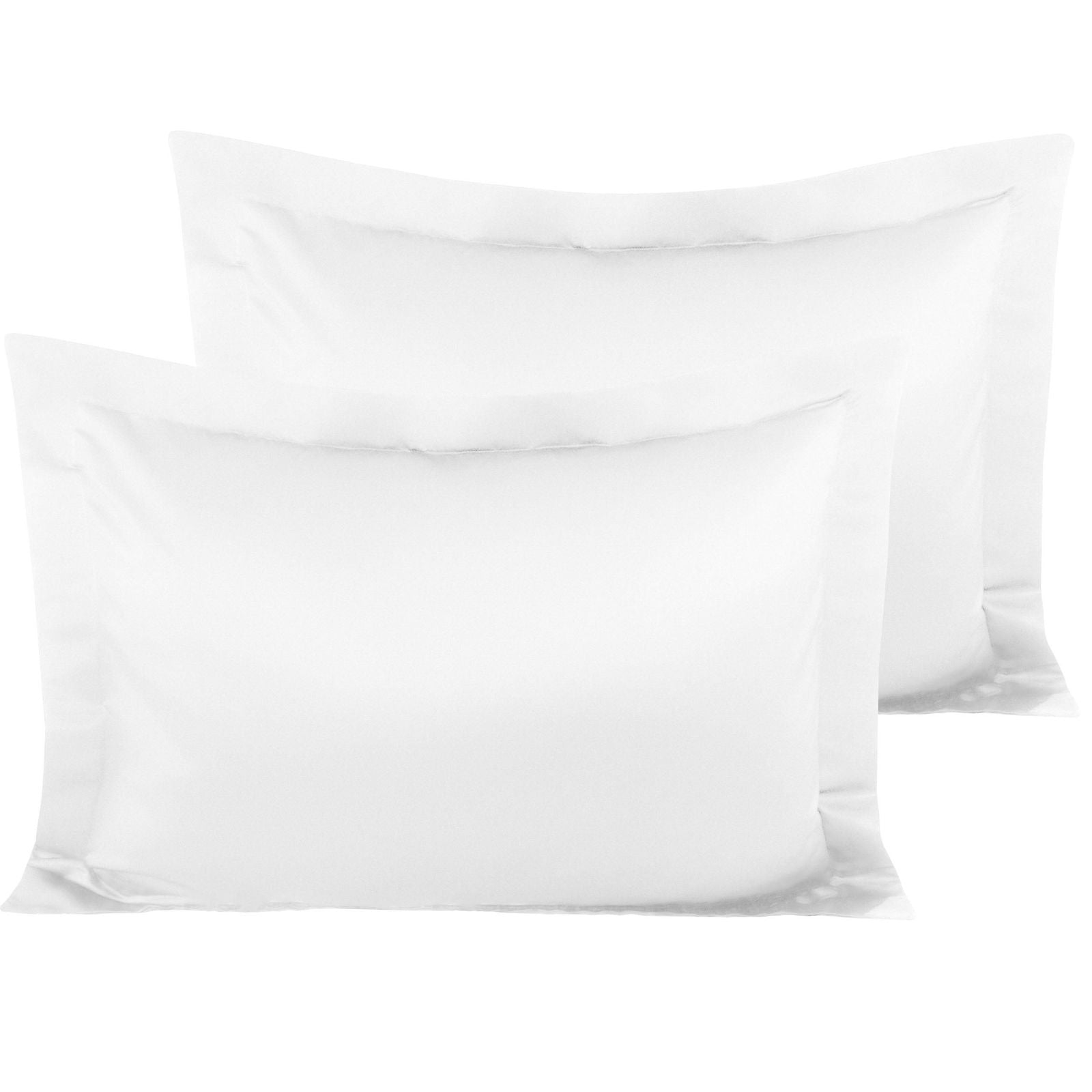 ntbay NTBAY 2 Pack Satin Pillow Shams with Envelope Closure