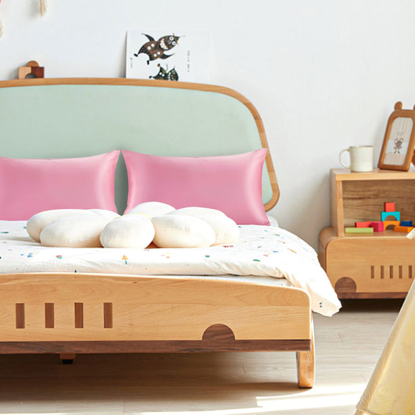 Ntbay NTBAY 2 Pack Satin Toddler Pillowcases With Envelope Closure