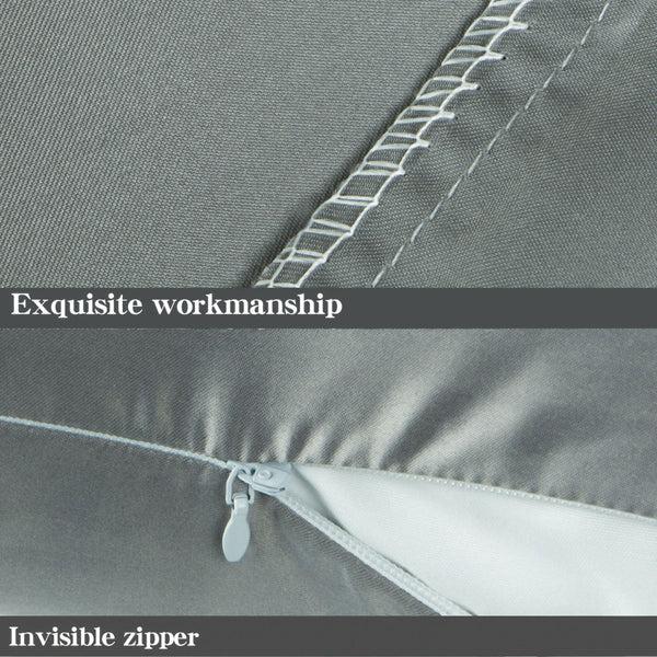 Ntbay NTBAY 2 Pack Satin Toddler Pillowcases With Zipper Closure