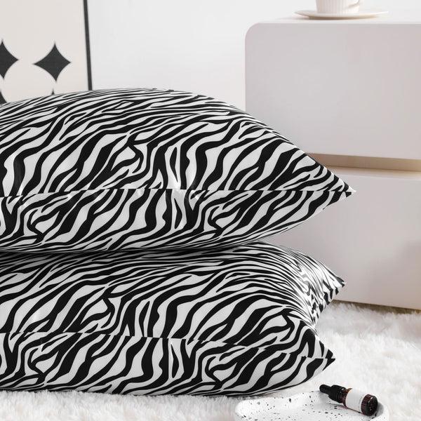 Ntbay NTBAY 2 Pack Silk Satin Pillowcases With Envelope Closure