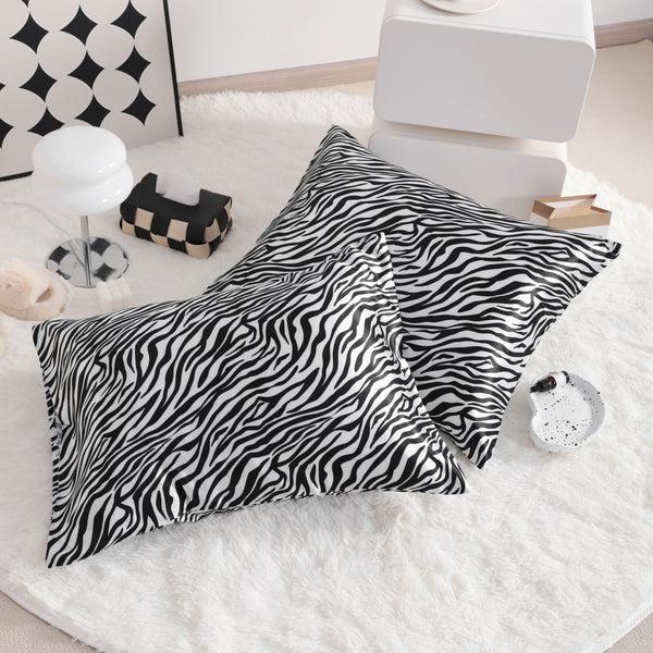 Ntbay NTBAY 2 Pack Silk Satin Pillowcases With Envelope Closure