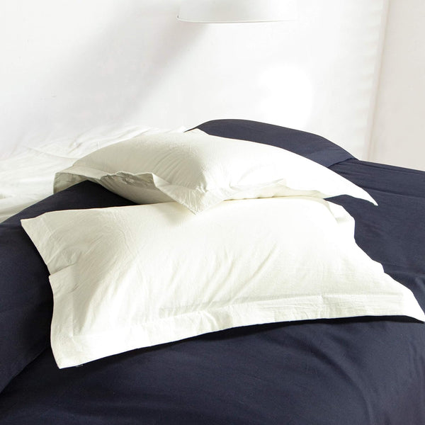 Ntbay NTBAY 2-Pack Washed Cotton Pillow Shams – Soft & Breathable