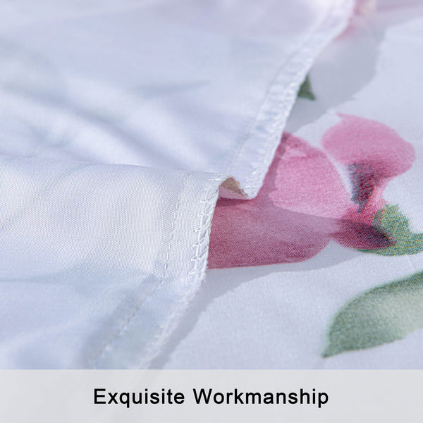 Ntbay NTBAY 3 Pieces Flowers Somuns Pattern Duvet Cover Set