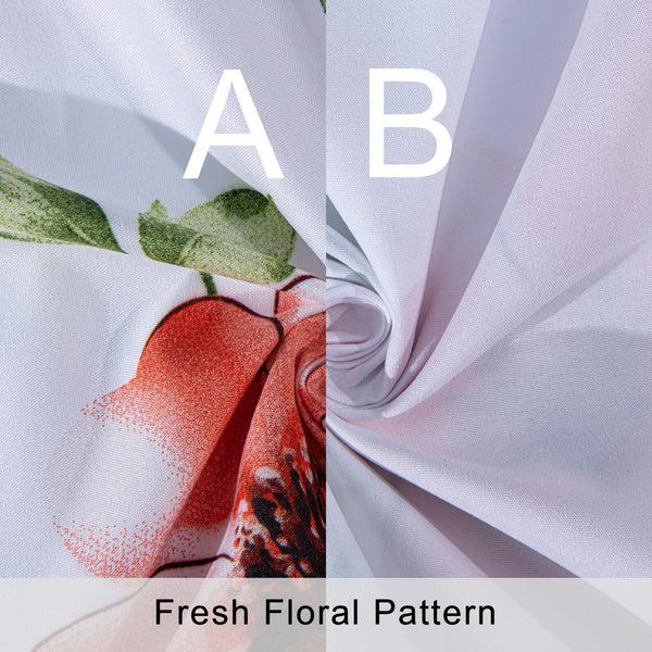 Ntbay NTBAY 3 Pieces Flowers Somuns Pattern Duvet Cover Set