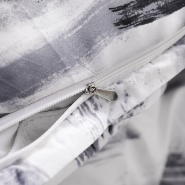 Ntbay NTBAY 3 Pieces Ink Pattern Microfiber Duvet Cover Set