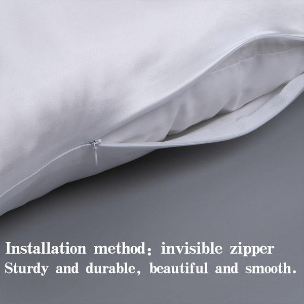 Ntbay NTBAY Mulberry Silk Pillowcase With Zippered Closure