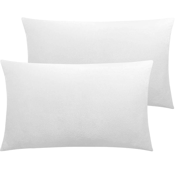 Ntbay NTBAY 2 Pack Zippered Velvet Pillowcases