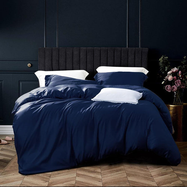 Ntbay NTBAY 3 Pieces Silky Satin Duvet Cover Set