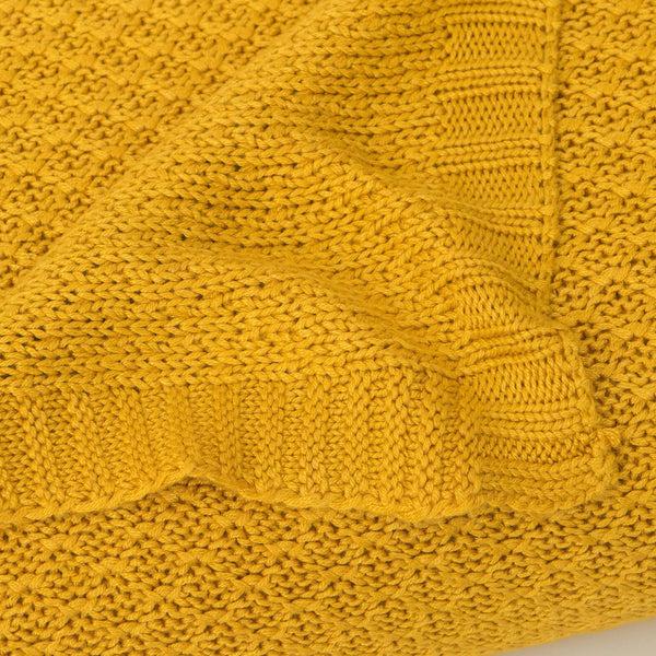 Ntbay NTBAY Bamboo Cable Knitted Toddler Blanket