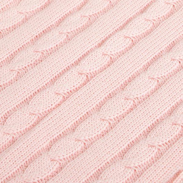 Ntbay NTBAY Cotton Cable Knitted Toddler Blanket