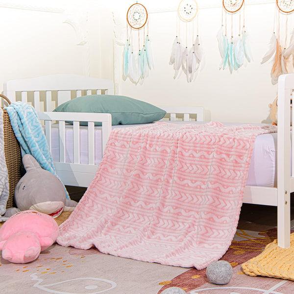 Ntbay NTBAY Plush Flannel Baby Blanket – Soft & Warm 30x40 Inches