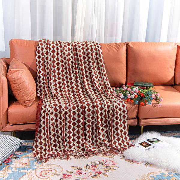 Ntbay Soft Acrylic Knitted Throw Blanket|NTBAY®️