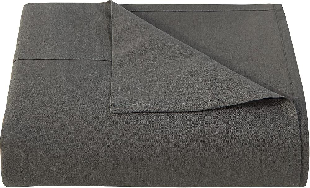 ntbay NTBAY Washed Cotton Queen Flat Sheet – Ultra-Soft
