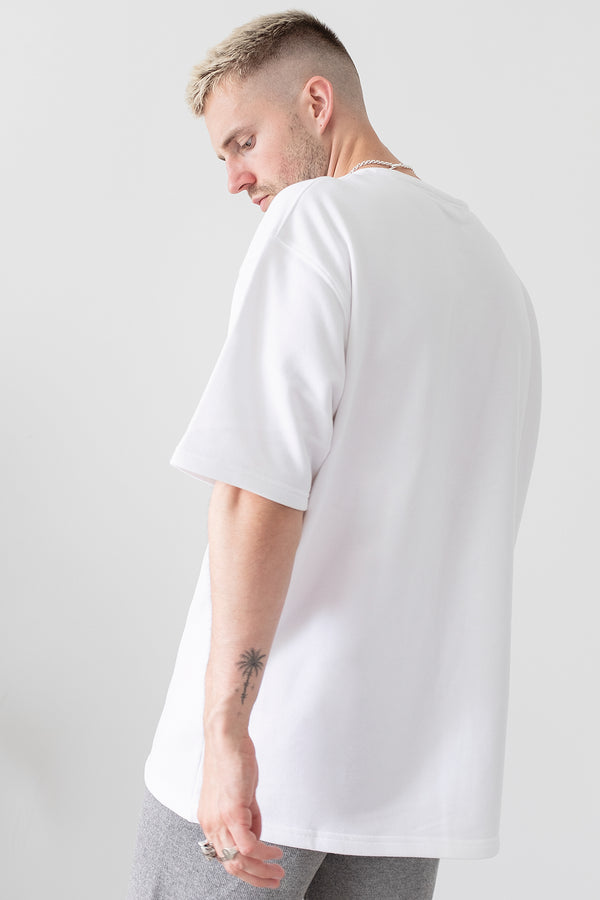 Nu In 100% RECYCLED SHORT SLEEVE OVERSIZED SWEATSHIRT