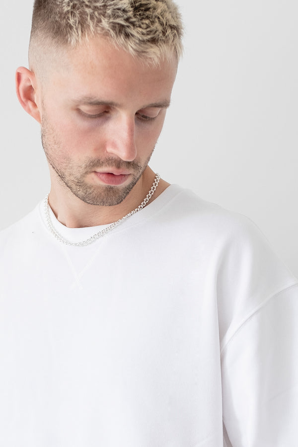 Nu In 100% RECYCLED SHORT SLEEVE OVERSIZED SWEATSHIRT